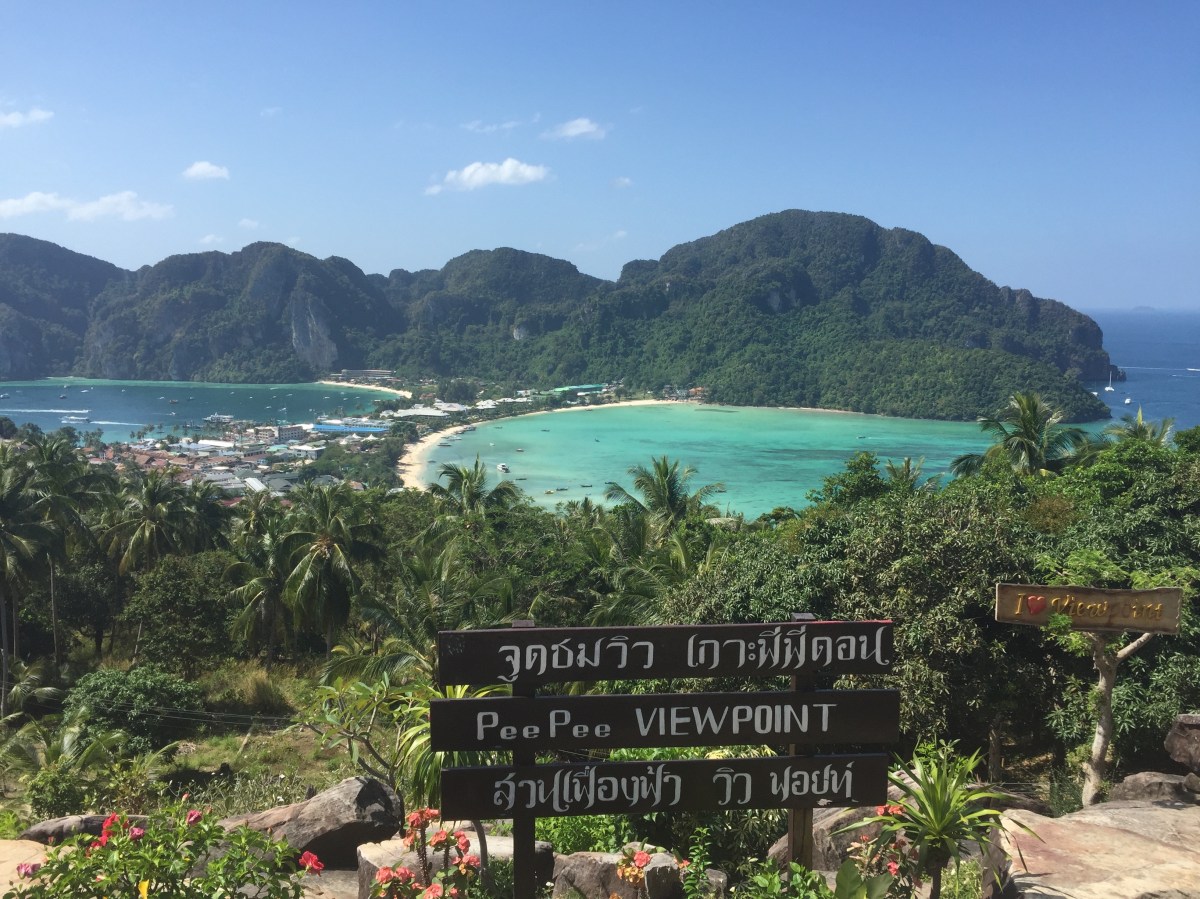 BBM KOREA | Ko Phi Phi Thailand | Lookout from the top of Phi Phi Viewpoint